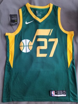 NBA 27 Gobert Jazz 20-21 earned Maillot green